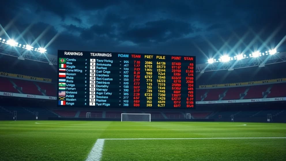 Irans herrlandslag fotboll poängställning