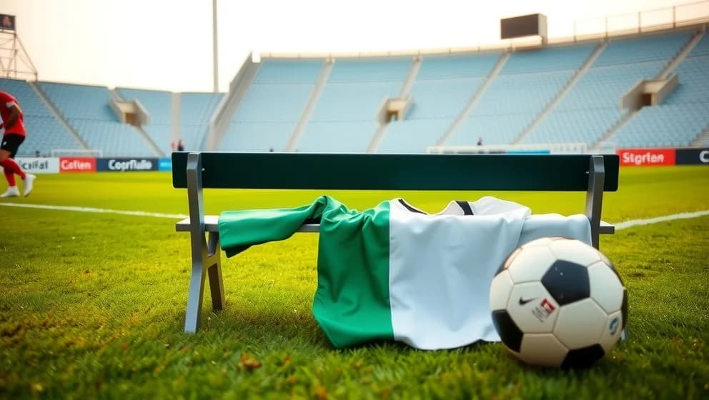 Nigerias herrlandslag i fotboll spelar