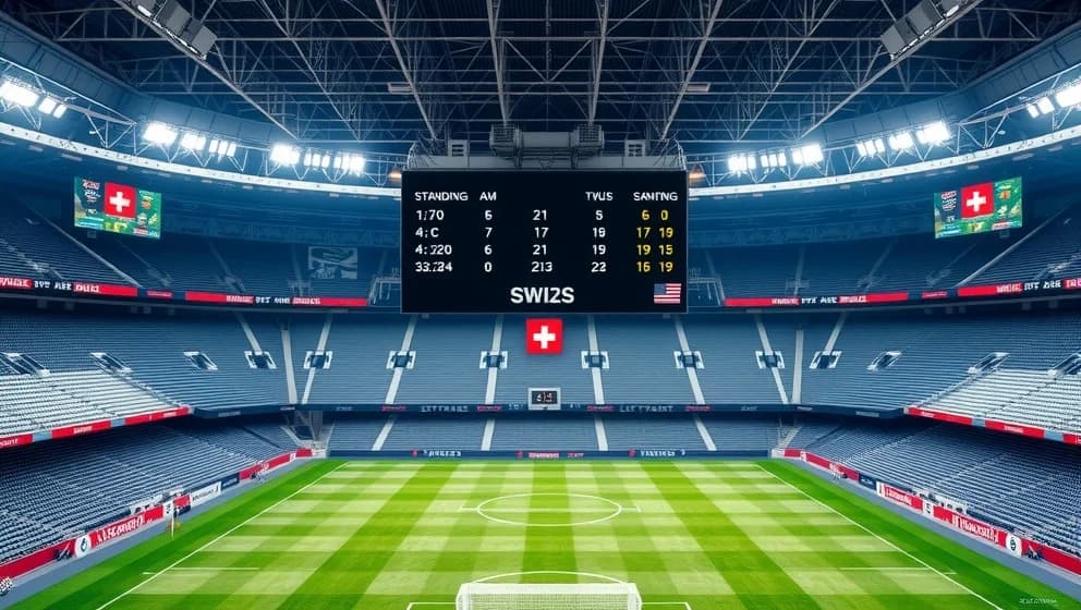 Poängställning i Schweiz herrlandslag fotboll