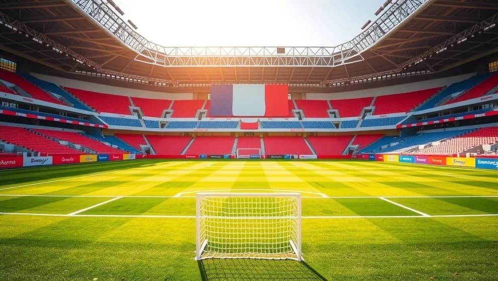 Polens herrlandslag spelar fotboll